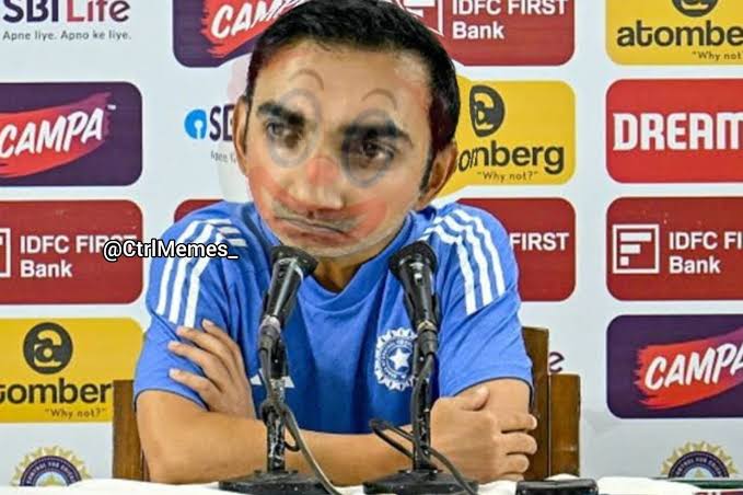 loyal_cskian's tweet image. Gautam Gambhir :- ..........

Sorry I forgot, he doesn&apos;t have any