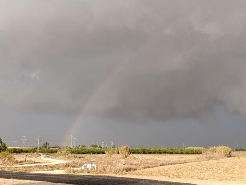 את הגשם תן רק בעיתו
ובאביב פזר לנו פרחים
ותן לה להיות שנית איתו
יותר מזה אנחנו לא צריכים.

גם גשם, גם עסקה