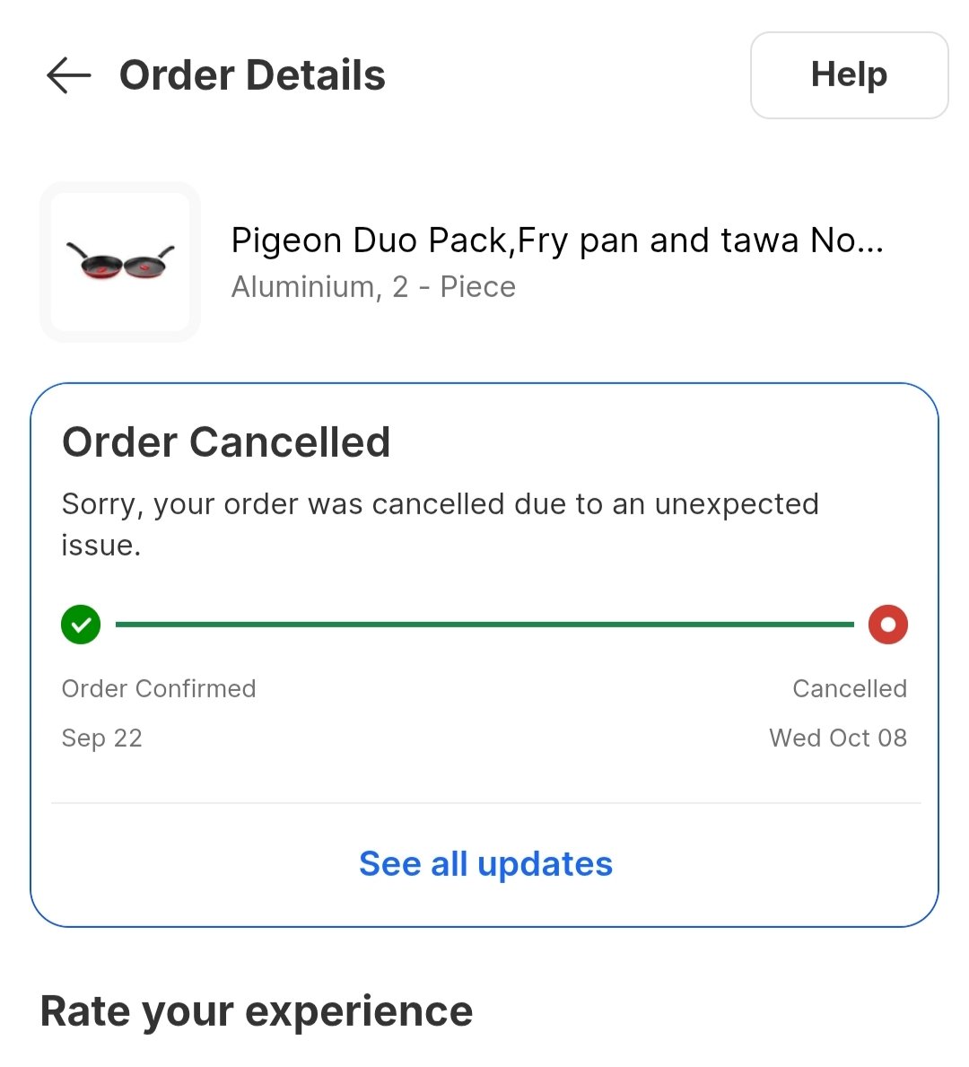 AmarajitM's tweet photo. @flipkartsupport  @Flipkart I ordered an item on 22Sept(expecteddelivery 9 Oct).The order went Outfordelivery 3times &amp; thengotcancelled on 8Oct with unexpected issue.while showing ReplacementAccepted!My money blocked for 16 days before the refund &amp; is not acceptable for costumer. https://t.co/GCkPTi7jKR