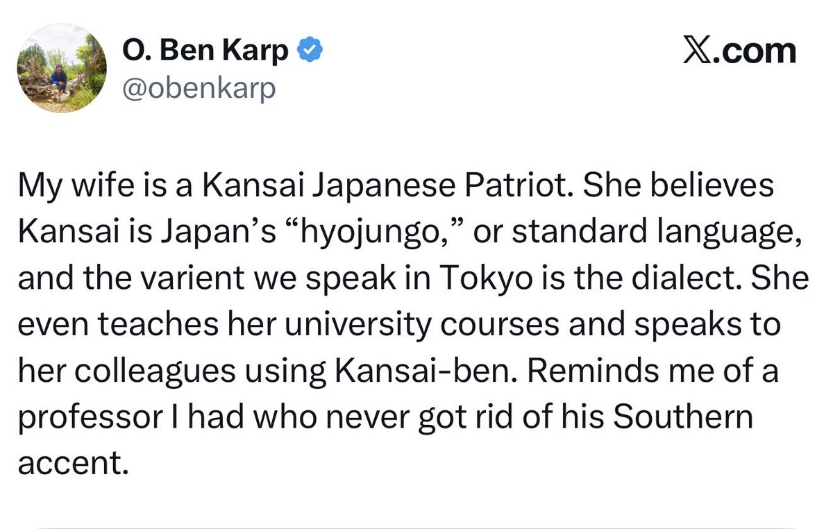 PAstynome's tweet image. Alex Karp’s brother, Ben Karp, is an academic in Japan and it seems like his wife is Japanese. Funny tweet from him. Alex Karp’s hostility to China is somewhat not surprising from this angle lol. Lots of China hawks come from a Japan related background.