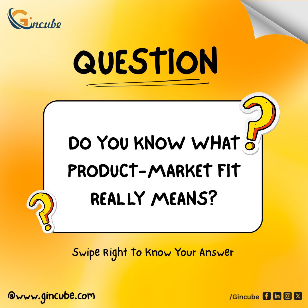 gincube's tweet image. The real glow-up for startups?
When your customers start marketing for you!
That’s Product–Market Fit!

#StartupVibes #FounderLife #BuildInPublic #ProductMarketFit #Gincube