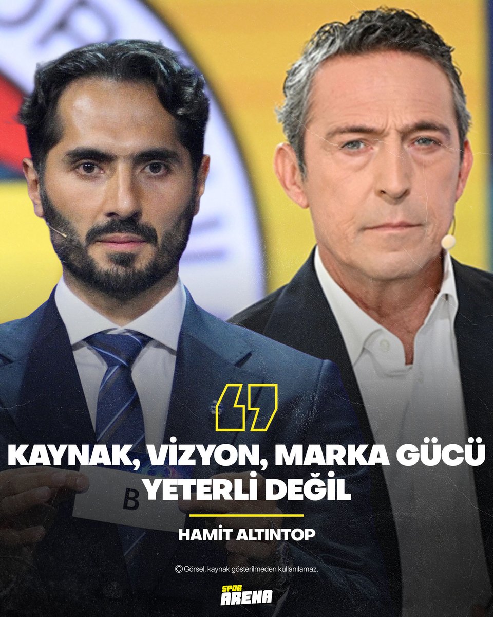 💥A Milli Futbol Takımı'mızın ve Galatasaray'ın unutulmaz isimlerinden Hamit Altıntop, Hürriyet Spor'a özel Türk futboluna dair değerlendirmelerde bulundu:

"Ali Koç süreci bize şunu öğretiyor: Kaynak, vizyon, hatta uluslararası marka gücü bile sistemi değiştiremediğinde tek