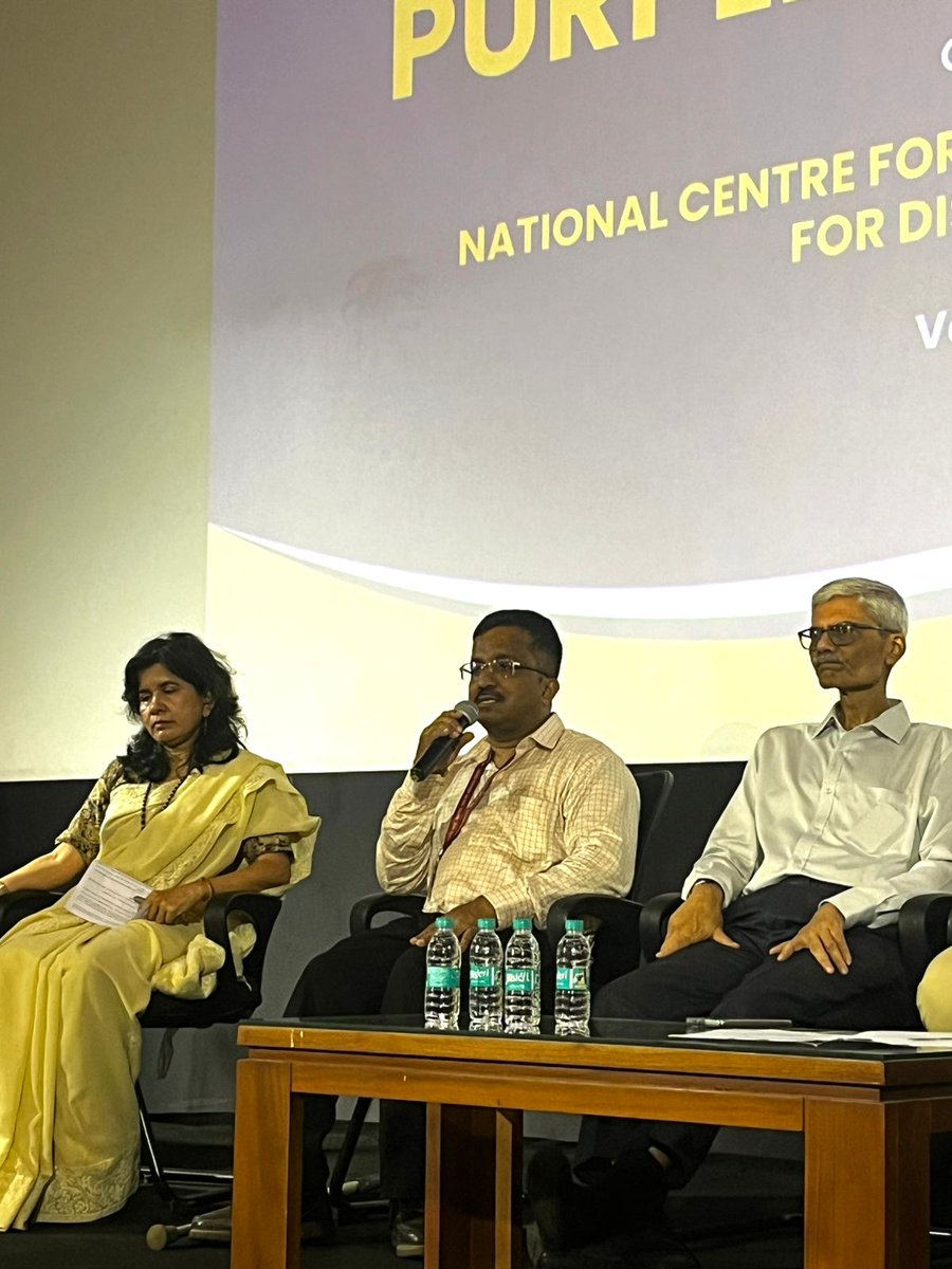 ncpedp_india's tweet image. At the Purple Fest Think Tank session on Health Insurance for Persons with Disabilities, Avelino De Sa highlights the limitations of the Niramaya Scheme—covering only 4 disabilities with insurance up to ₹1 lakh but with restrictive sub-limits (₹15k for hospitalisation, ₹20k…