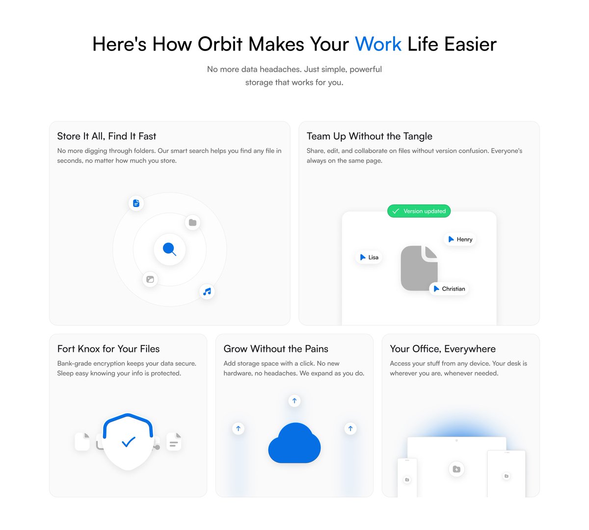 Bento Features Section, What do you think, Clean?