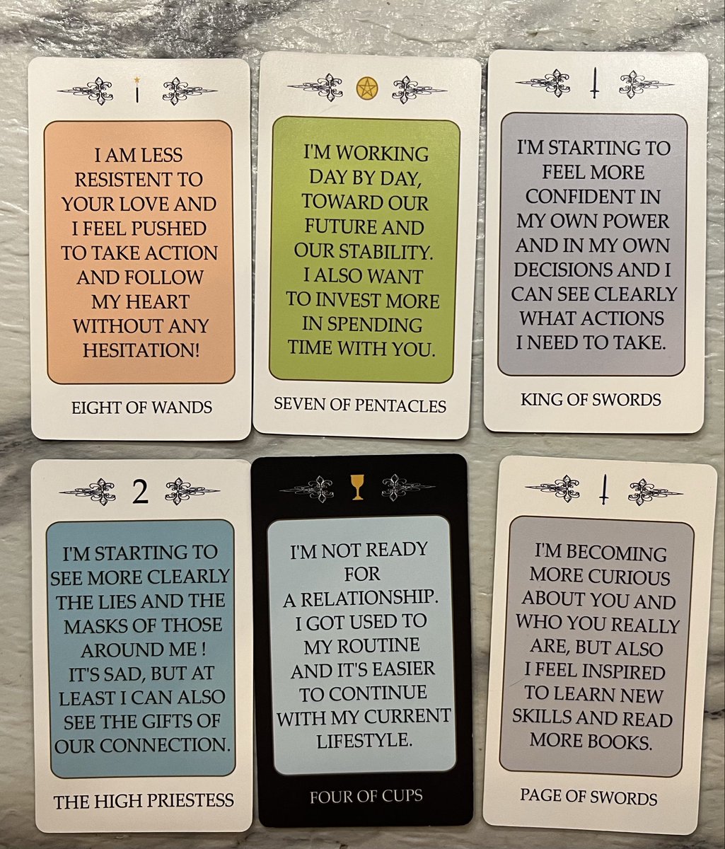 foolsmoontarot's tweet photo. YA to GC 
GC to YA https://t.co/SGkHDUWefO