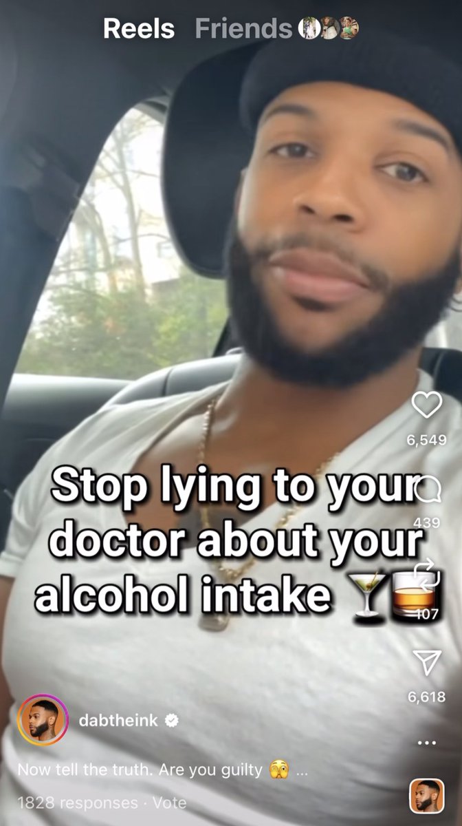 "I just lied to my doctor.. again." I love this post from <a href="/DabTheInk/">I Sell Houses🏠</a> - it's too real! 😆

In your last annual checkup, did your doctor ask you about your drinking? How did you respond?

When we aren't feeling great about how much we're drinking, it's easy to deflect the question