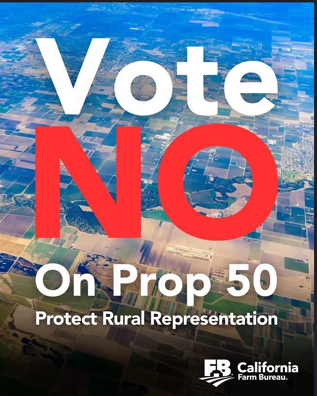 Ballots are in your mailbox.  Make sure to mail or return early and make sure they get postmarked before the day of the election -  please help us defeat Prop 50.  #voteNOonProp50