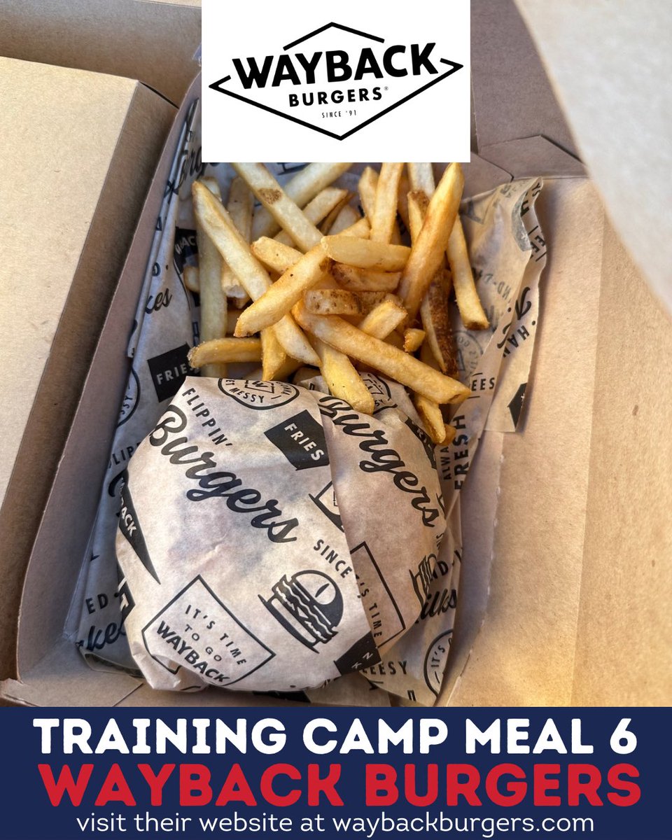 Thank you to Wayback Burgers for providing our guys with dinner after Day 2 of Camp!

For more information about their restaurant, visit their website at waybackburgers.com!

#LetsGoBolts | #WhoseHouse