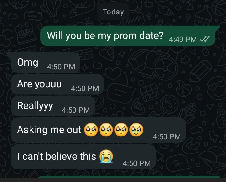 Harshit_333's tweet image. Prom confirm nhi hua lekin ye pehele hogya😭
Sahi hai, all the best.
#PromDate #AllTheBest