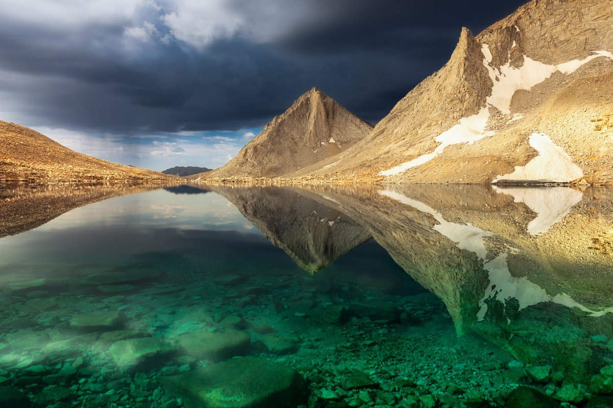 One spot, two stories