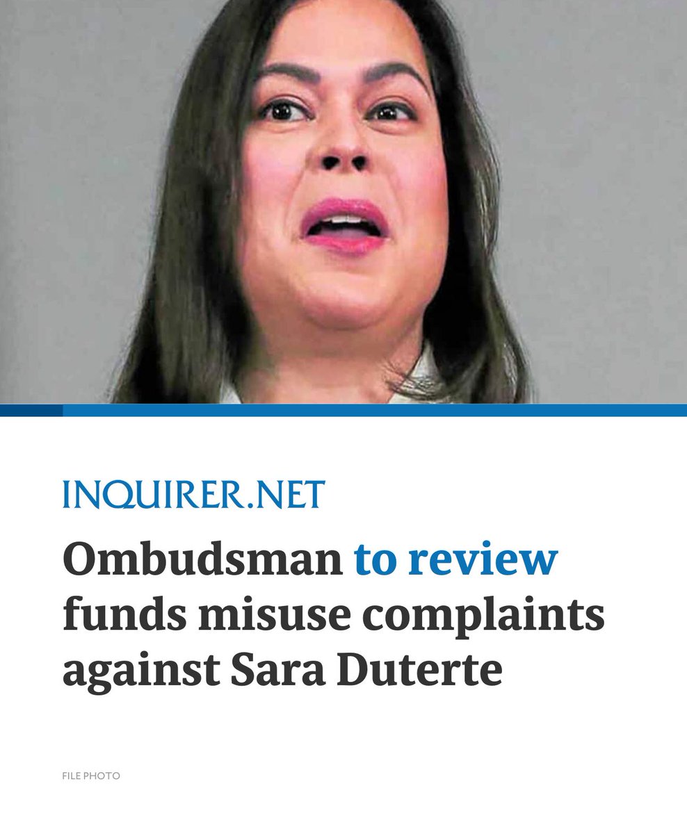 The Office of the Ombudsman will review the complaints filed against Vice President Sara Duterte over alleged misuse of confidential funds (CFs) by her office and the Department of Education (DepEd) during her tenure, according to newly appointed Ombudsman Jesus Crispin Remulla.