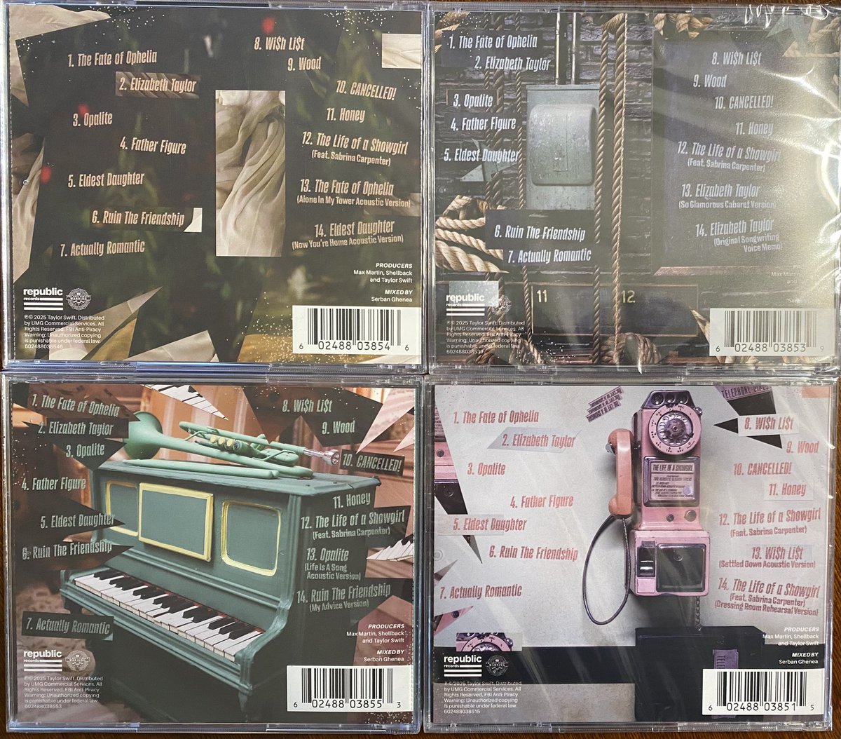 OnlyInterject's tweet image. They&apos;re here, and they&apos;re so pretty! Welcome to the Acoustic Section! #TSTheLifeOfAShowgirl