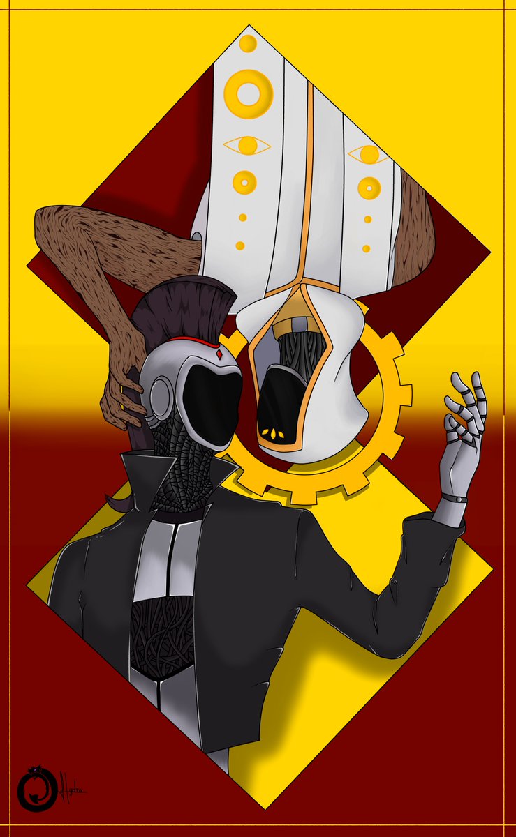 HydraKerr's tweet image. Tão diferentes, mas ao mesmo tempo são assustadoramente iguais.... 

#Tenébris