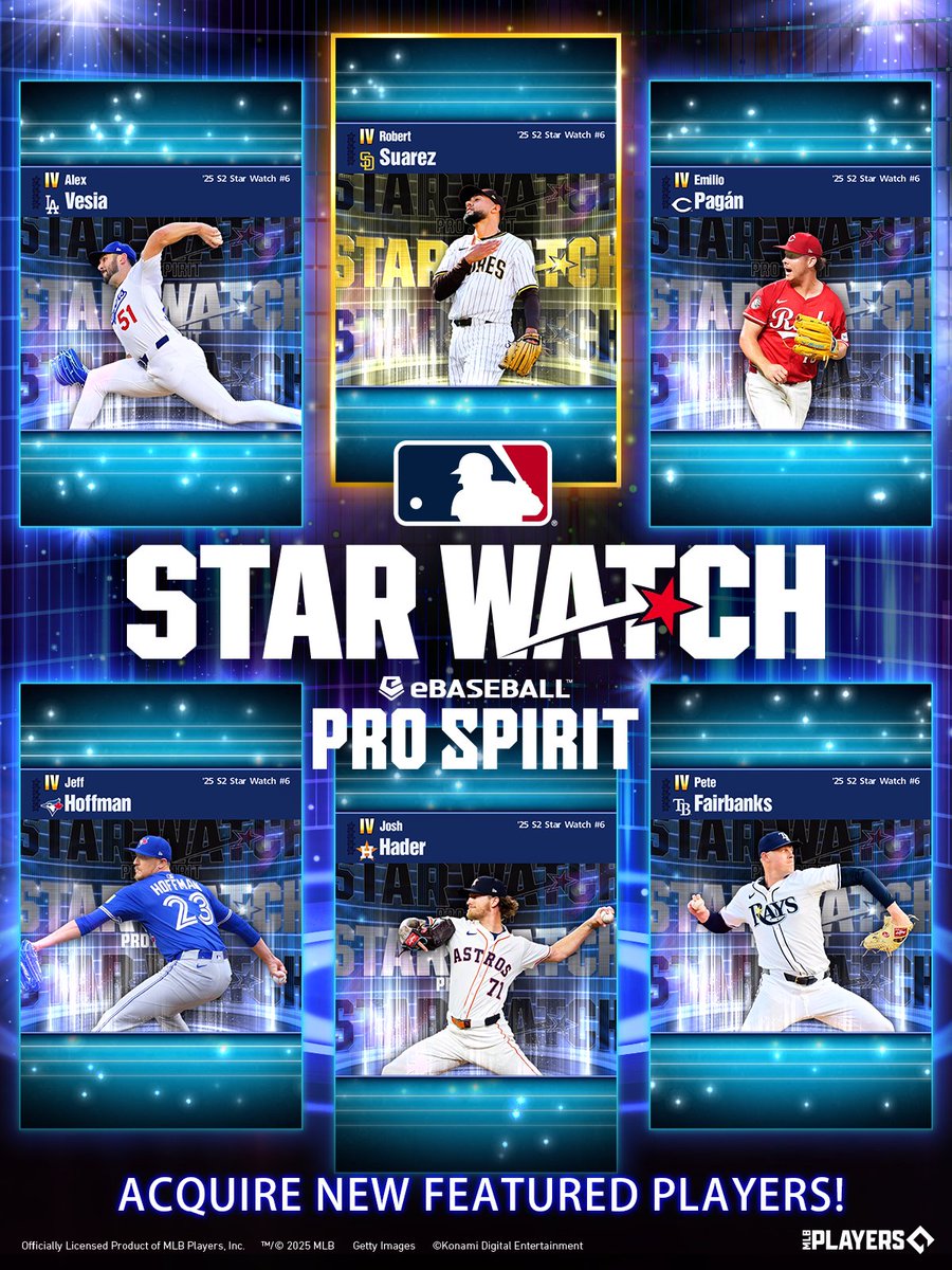 STAR WATCH #6 CONTRACT is here! 6️⃣​

Add stars to your roster with the winner of Star Watch #6, loaded up with a special design and unique special ability!​

#MLBPS
