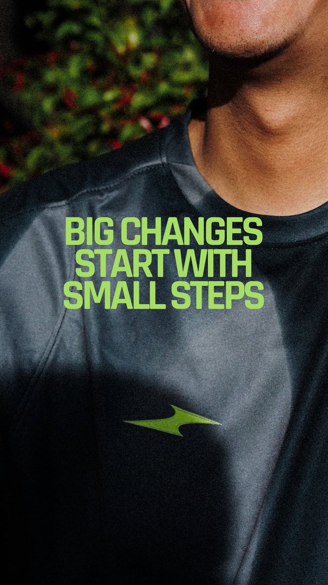 Big changes Start with Small STEPS

#riors #moveoutside