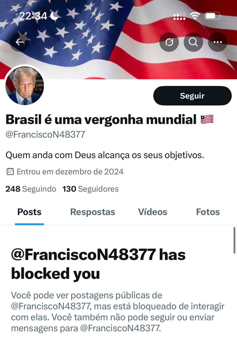 Stlla_Crisostmo's tweet photo. @Silvane55752866 @FranciscoN48377 @JeffreyChiquini Povo alienado esquizofrênico 🤣😂
Pior raça, patriota americano, ainda usa deus como justifica para o mau caráter. Obrigada pelo bloqueio, favor que faz. Toma o tarjinha p ver se volta a realidade. 🙄🤌🏻 https://t.co/HftnN77YBZ