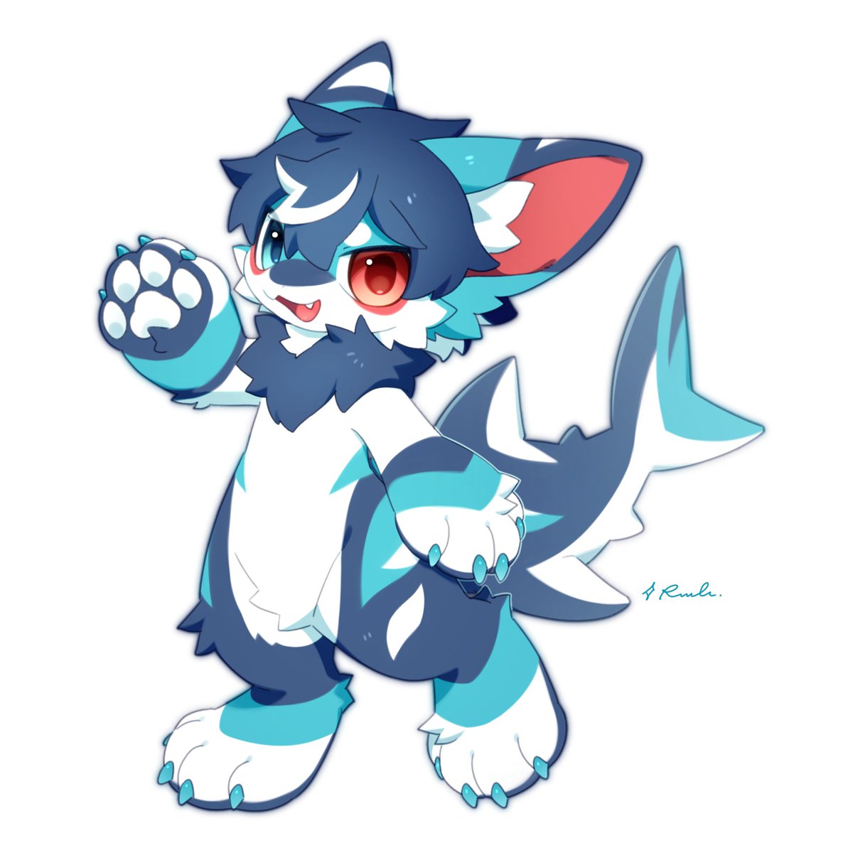 furries! show me your shark fursona ❤ 🦈