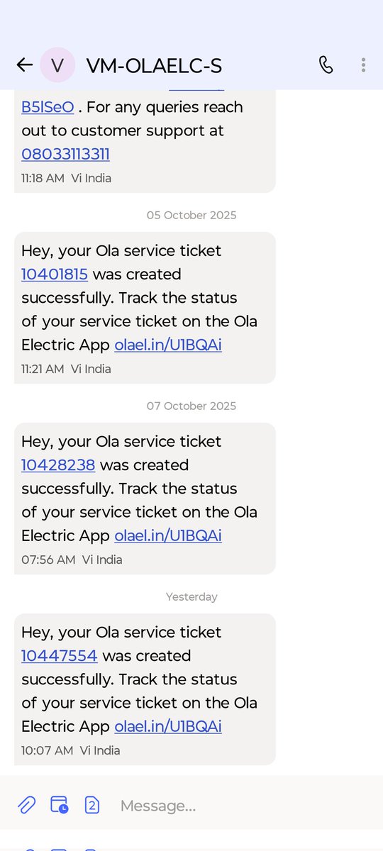 AVaghona's tweet photo. Extremely frustrated with @OlaElectric 😡
They closed my complaint without solving the issue, gave false promises, and forced closure without any written resolution.

@consumerindia @GoI_MeitY @jagograhakjago 
Kindly take strict action

#OlaElectric #ConsumerRights #WorstService https://t.co/B25taqpZoh