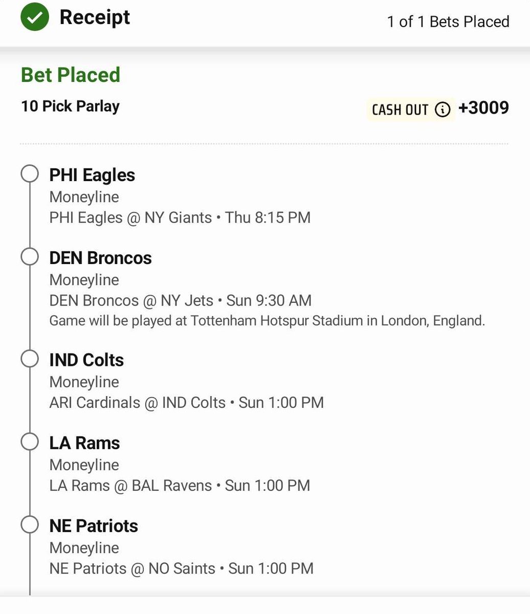 betting_barons's tweet photo. NFL WEEK 6 - MONEYLINE PARLAY [+3009]

Presenting: The Barons Bet
"One Bet to Rule Them All"

Last week left its mark.
Week 6 brings new opportunity.
The Manor returns for Week 6.📜

Follow for weekly insights! https://t.co/YjLMoETh0P