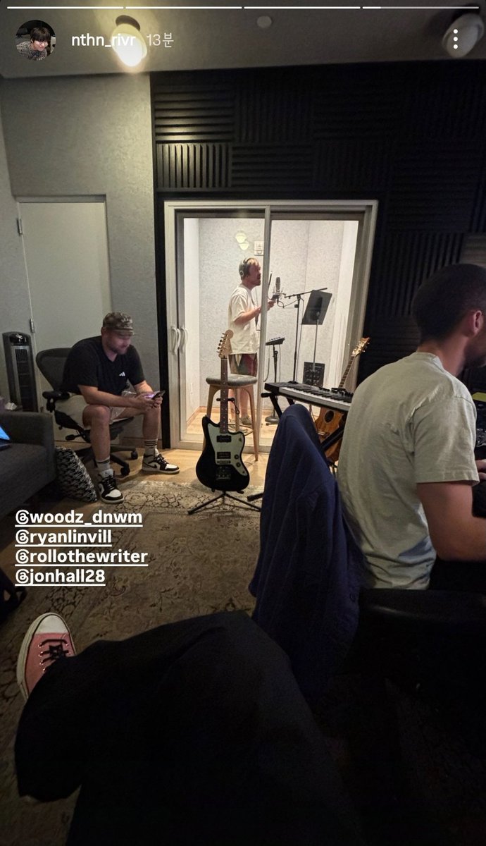 ✈️🇺🇸행 곡작업 관련 인스스