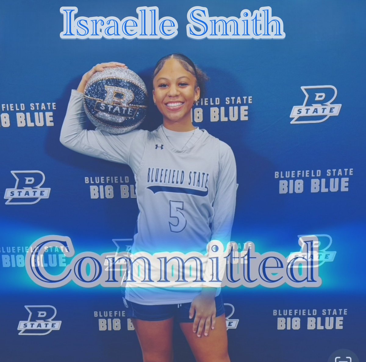 Congratulations to <a href="/IsraelleSm8087/">Israelle Smith</a> on her commitment to Bluefield State University! Another senior signing off!