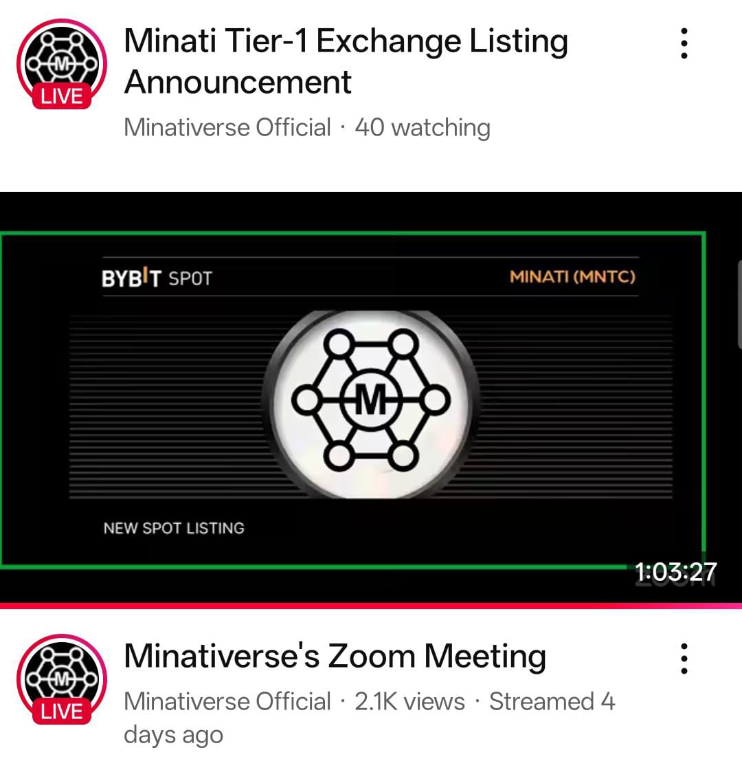 lal_jat48600's tweet image. #Minatifi 
#MNTC 
MINATI coin listing top exchange layer one 
Bybit 
Okx 
Upbit