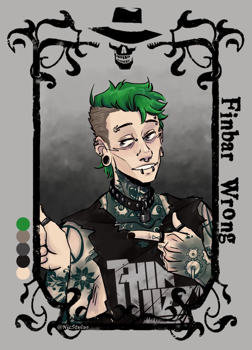 Nic_Stylus's tweet image. Finbar Wrong
Card 18 for PWF, (43 of 66 for the Faceless Trilogy!
- #SkulduggeryPleasant #FinbarWrong #art #nicstylus