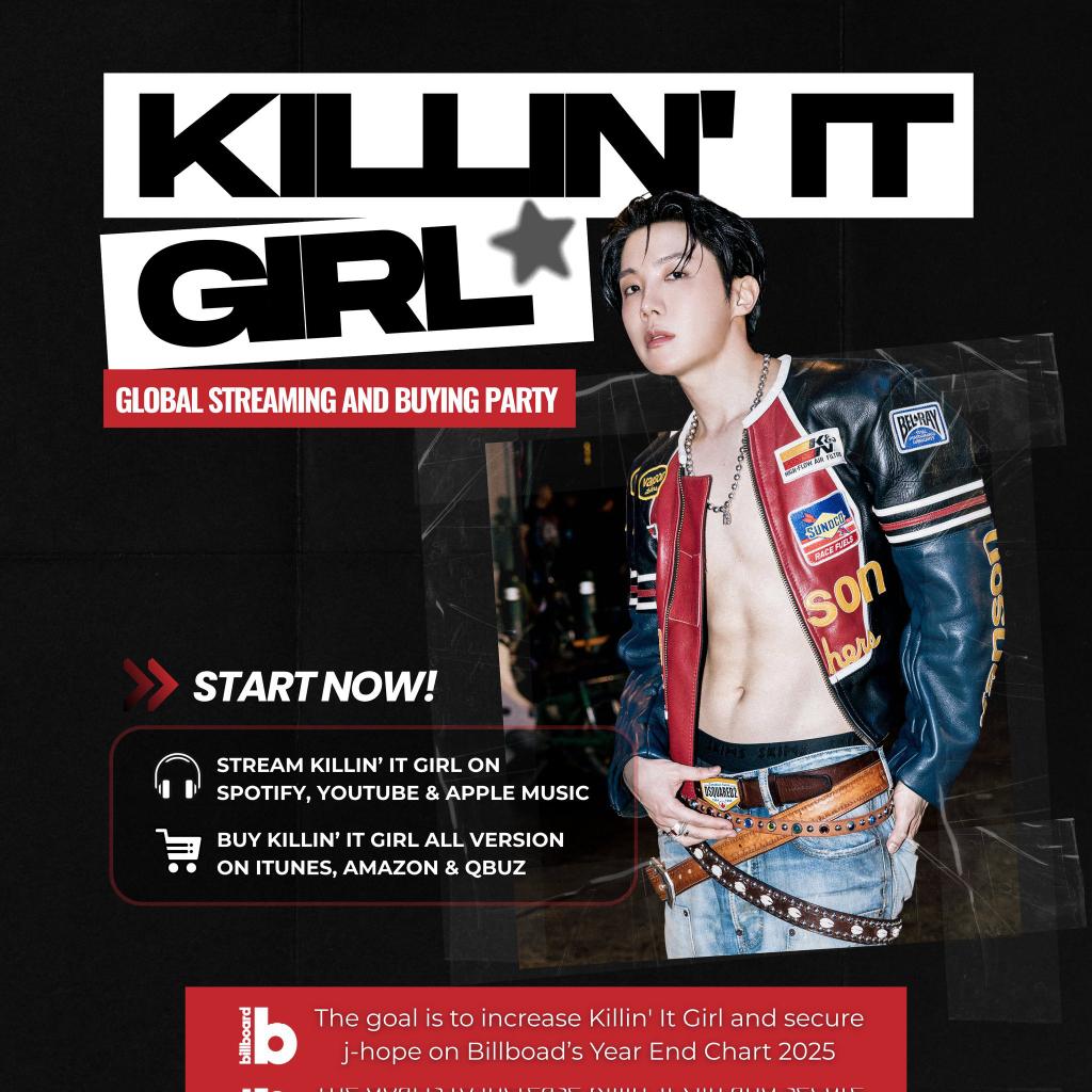 🚨Killin’ It Girl BUYING &amp; GLOBAL STREAMING Project STARTS NOW

We only have until October 9th ( 11:59pm EST)  to get KIG on the Top Billboard Global Songs of 200! 

Cut off units :  1.4M units 
Current KIG units : 1.33M units

STREAM AND BUY 

open.spotify.com/playlist/6X2Lh…