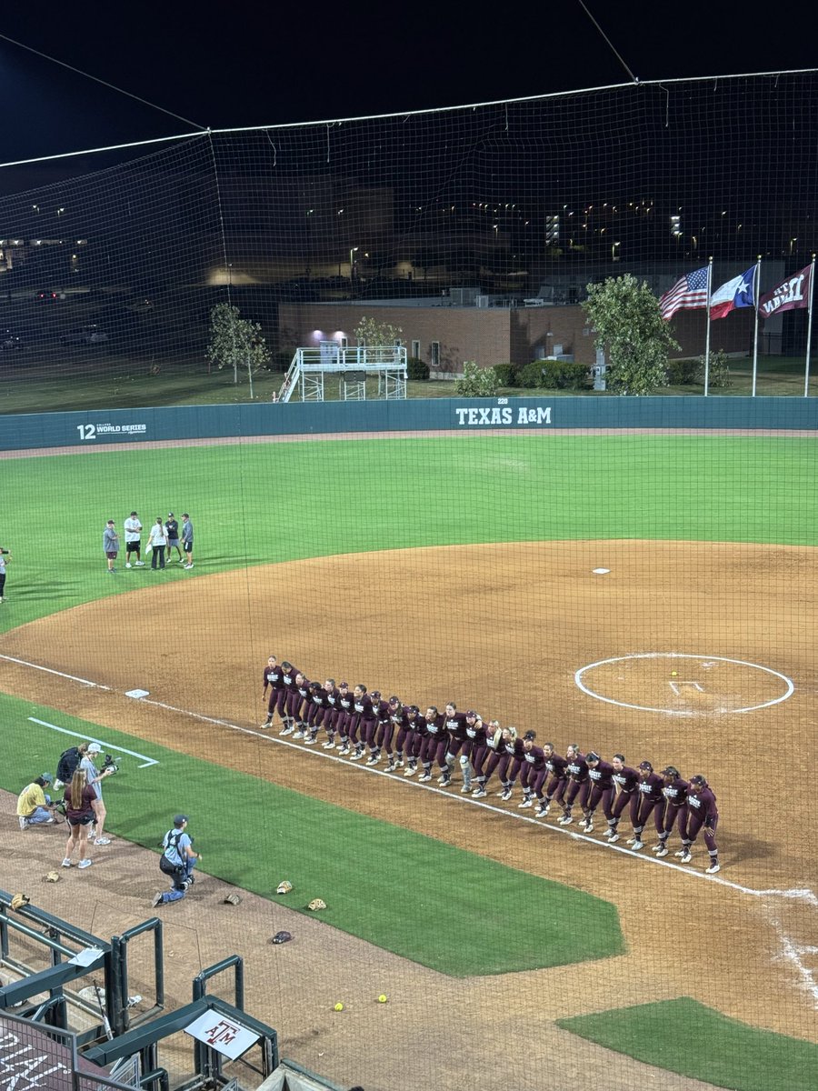 Texas A&amp;M beats Baylor in a 10-inning exhibition, 7-5 👍

The Ags will be back in action tomorrow night, taking on McLennan at Davis Diamond at 6 p.m.