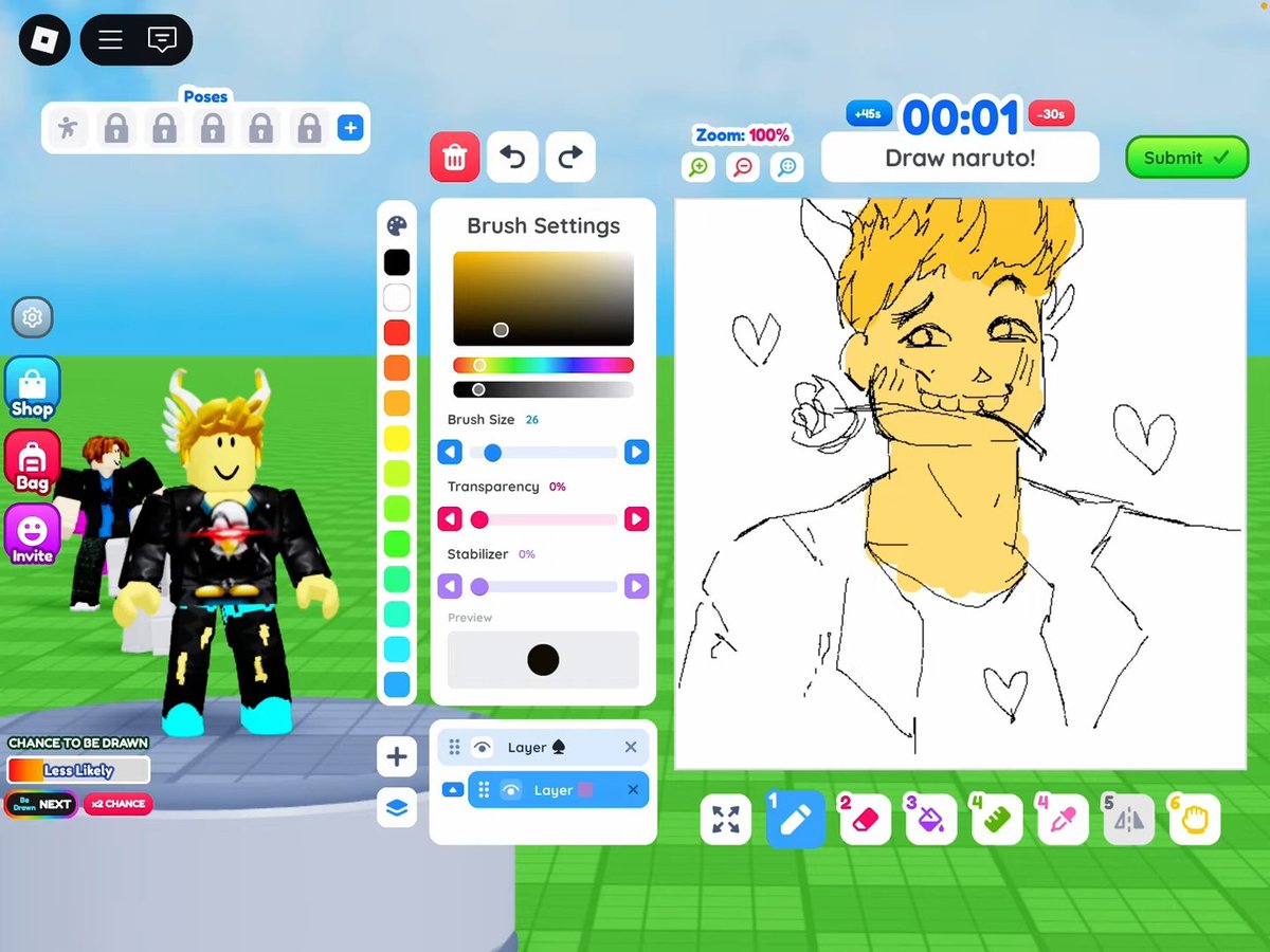 fangyuezxt's tweet photo. IDK WHAT TO POST YALL, HERES WHAT I DREW IN A GAME #ROBLOX #art #game #draw https://t.co/BbUIU2X9ec