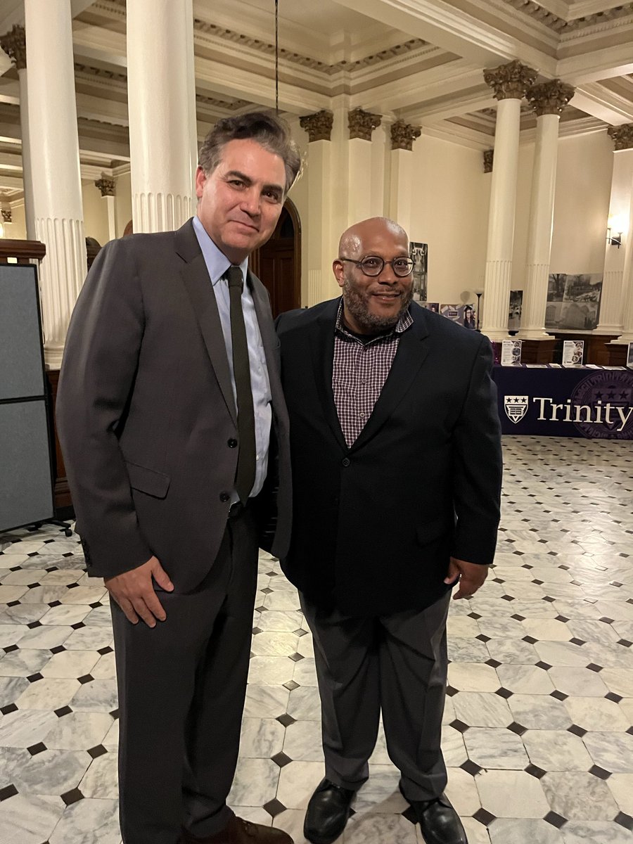 jamalericwatson's tweet image. Great to host @Acosta this evening at @TrinityDC. We look forward to welcoming you back to campus soon.@TRINITYPREZ