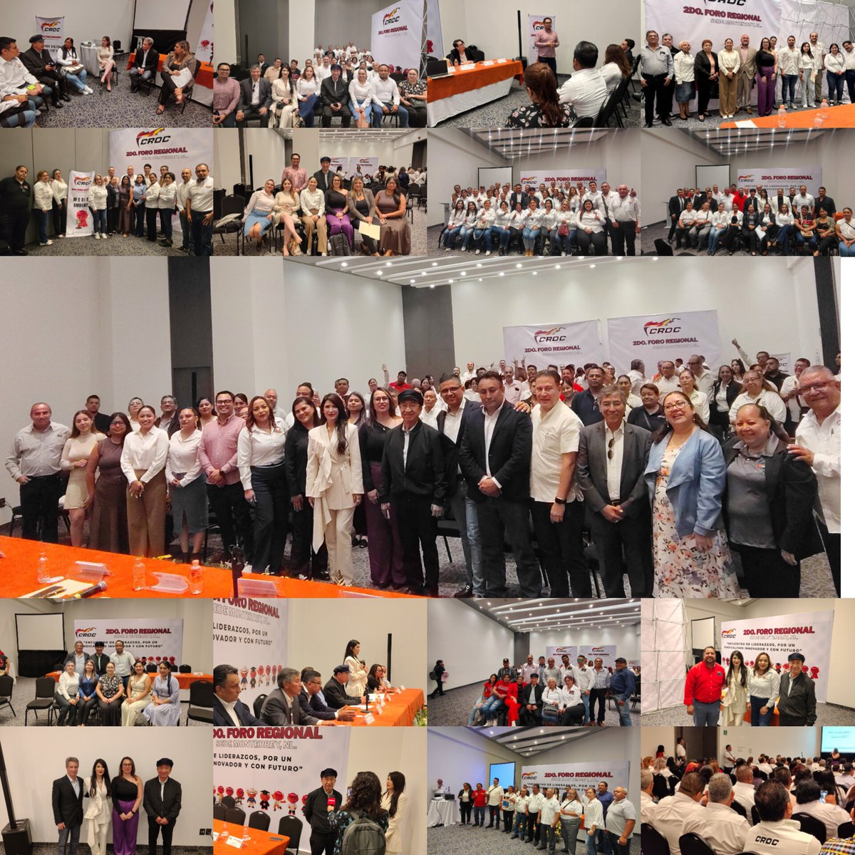 El 2do Foro Regional:Encuentro de Liderazgos por un Sindicalismo Innovador y con Futuro,continúa su camino hacia el éxito, realizándose desde Monterrey, Nuevo León. Con la participación de los estados de Coahuila, San Luis Potosí, Durango, Tamaulipas y los anfitriones de la sede