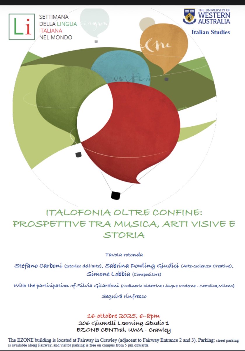 ItalianUwa's tweet photo. All welcome! L’evento si tiene in italiano https://t.co/THW0ZJoWkl