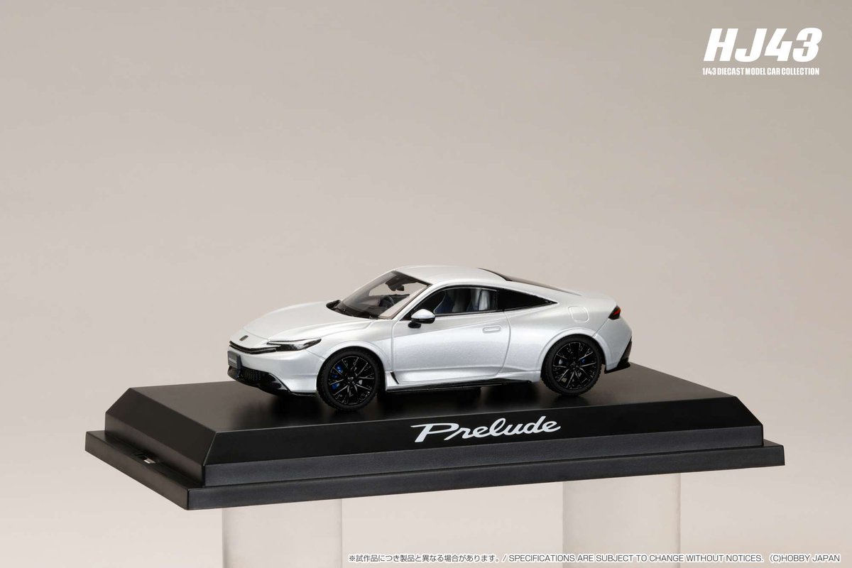 HONDA オリジナルパッケージ New PRELUDE 1／43 ミニカー Hobby JAPAN Minicar Project on X: 