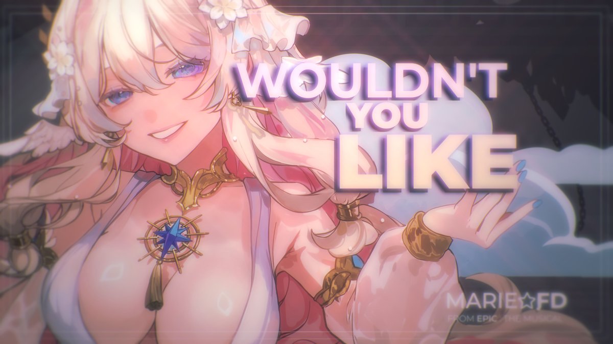 MariieFD's tweet image. 『🌟COMING SOON🌟』

Premiere for Wouldn&apos;t you like (From: &quot;EPIC: The Musical&quot;) is happening this week!!!
You&apos;re ! seriously ! gonna love this one  LMAO 😎

⏰10/11 | 10PM EDT - 10/12 | 4AM CEST | 11AM JST
youtu.be/5M3XNkGke24