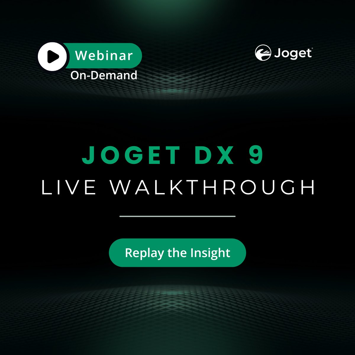 jogetworkflow's tweet image. Missed our Joget DX 9 Walkthrough Webinar?

🎥 Watch it on demand to explore new features, AI tools, and live demos

👉 Watch here: hubs.li/Q03MMLbG0

#JogetDX9 #LowCode #AI #AppDevelopment #DigitalTransformation