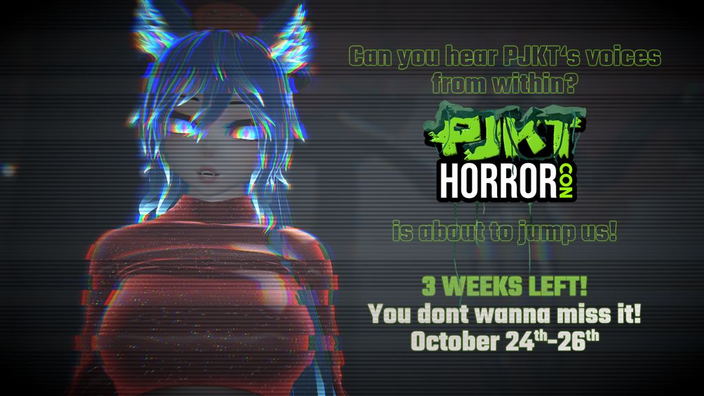 📣 Ayo Crew!

👻 The Spooky month is here, and that means PJKT: HorrorCon is even closer! 🎃 

Book the date now! 🩻 

#PJKT #HorrorCon25 #VRHorror