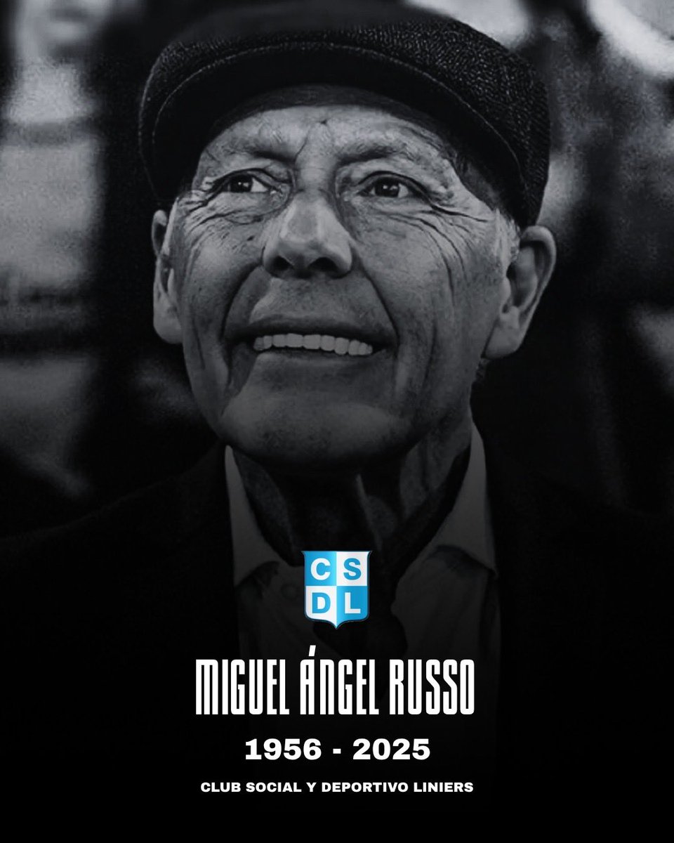 El Club Social y Deportivo Liniers lamenta profundamente el fallecimiento del querido Miguel Ángel Russo.
Acompañamos con respeto y pesar a sus familiares, amigos y allegados, enviamos un fraternal abrazo en este difícil momento.