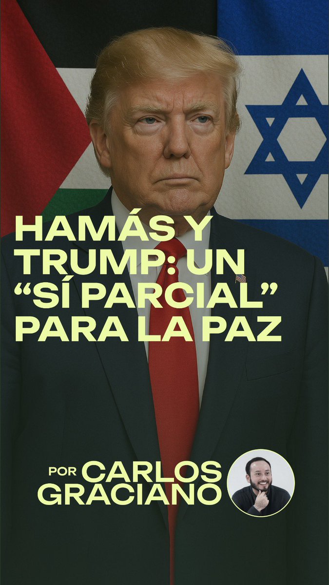 Hamas y Trump: un sí parcial para alcanzar La Paz. por <a href="/CarlosGra/">Carlos Graciano</a> 

Para leer da clic aquí 👇🏻

ejecentral.com.mx/opinion/hamas-…