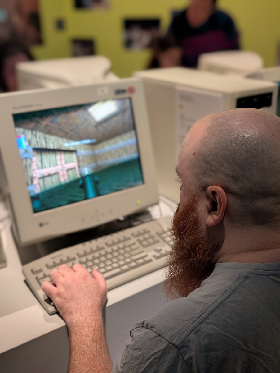 Highly recommend the Game Worlds exhibit at ACMI 🎮

I felt super old with only a small section for what I actually consider to be retro gaming haha 🤣

Favourite part was the LAN Party section 

#gamedev #migw #acmi #pax #paxaus