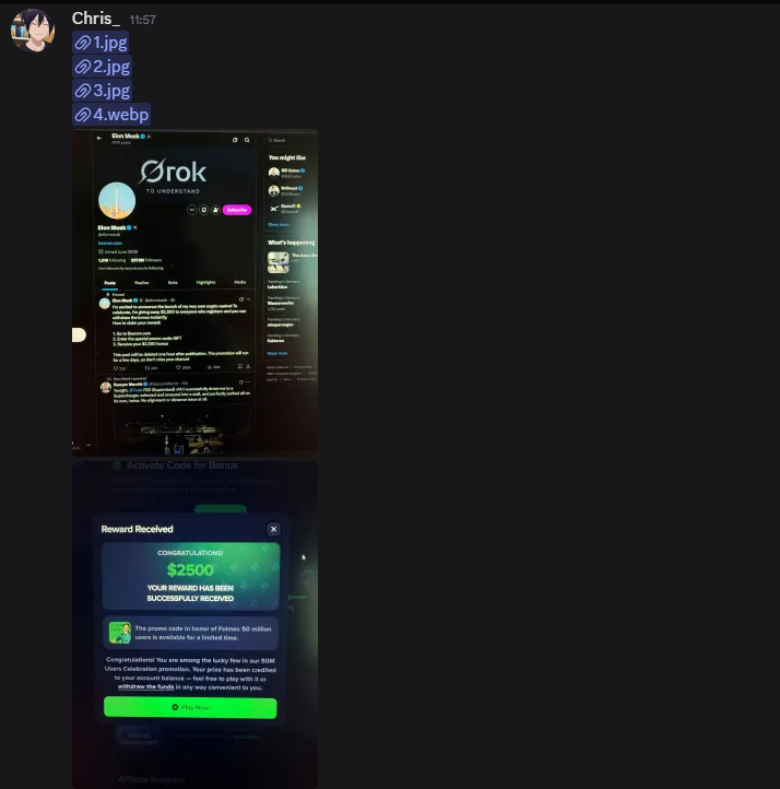 UnTalEric_'s tweet photo. JASFKAJSKFSA ME HACKEARON EL DISCORD POR UNAS HORAS QUE AJHSKFASHJIKASJ https://t.co/8lESDfHwQi