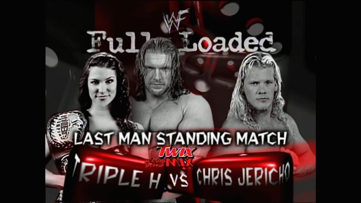 JazzyMVintage's tweet image. I think my most favorite match ever in Wrestling history is @IAmJericho vs @TripleH at @WWE #FullyLoaded in 2000. Last man standing and it got bloody in a hurry. It was the perfect match!