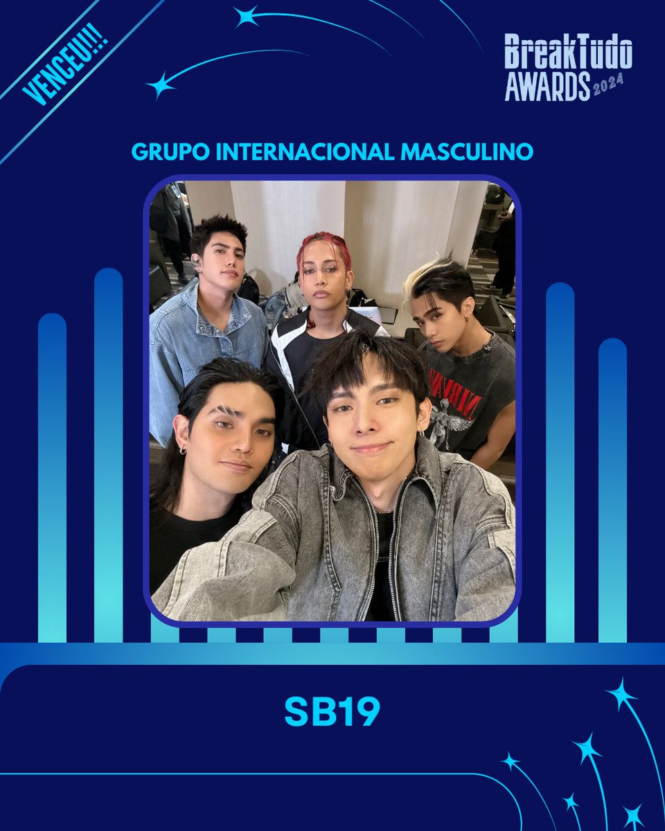 🚨🚨WAG PAKAMPANTE!!!!!🚨🚨

📢 Exactly  2 days left to vote! Boto lang ng boto! Walang hihinto! Para sa isa na namang international 3-peat history!

Grupo Masculino Internacional
🔗vote.breaktudoawards.com/vote/grupo-mas…

Clipe Internacional do Ano
🔗vote.breaktudoawards.com/vote/clipe-int…

📌 Voting is free &amp;
