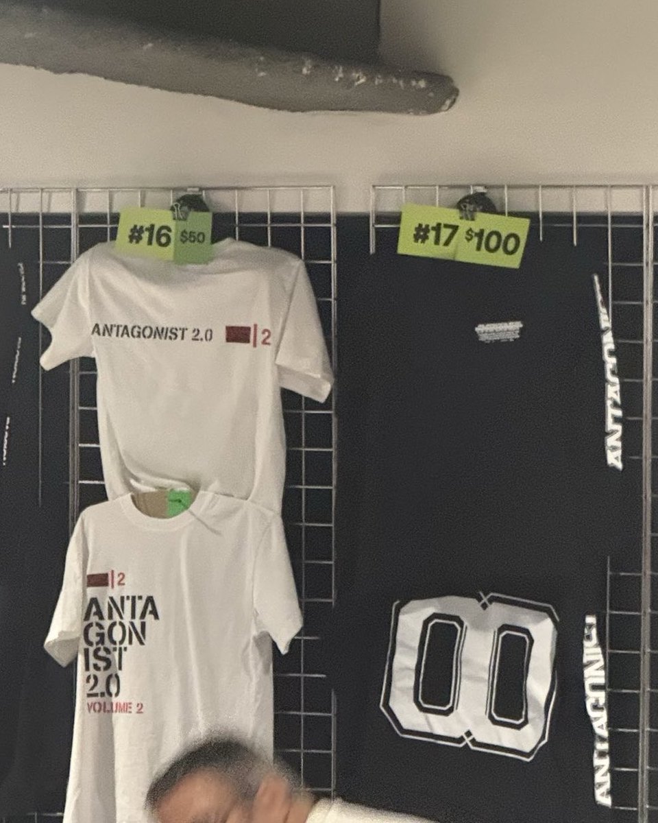 ATP_RAP's tweet image. New antagonist tour merch has been spotted at tonight&apos;s show 👀