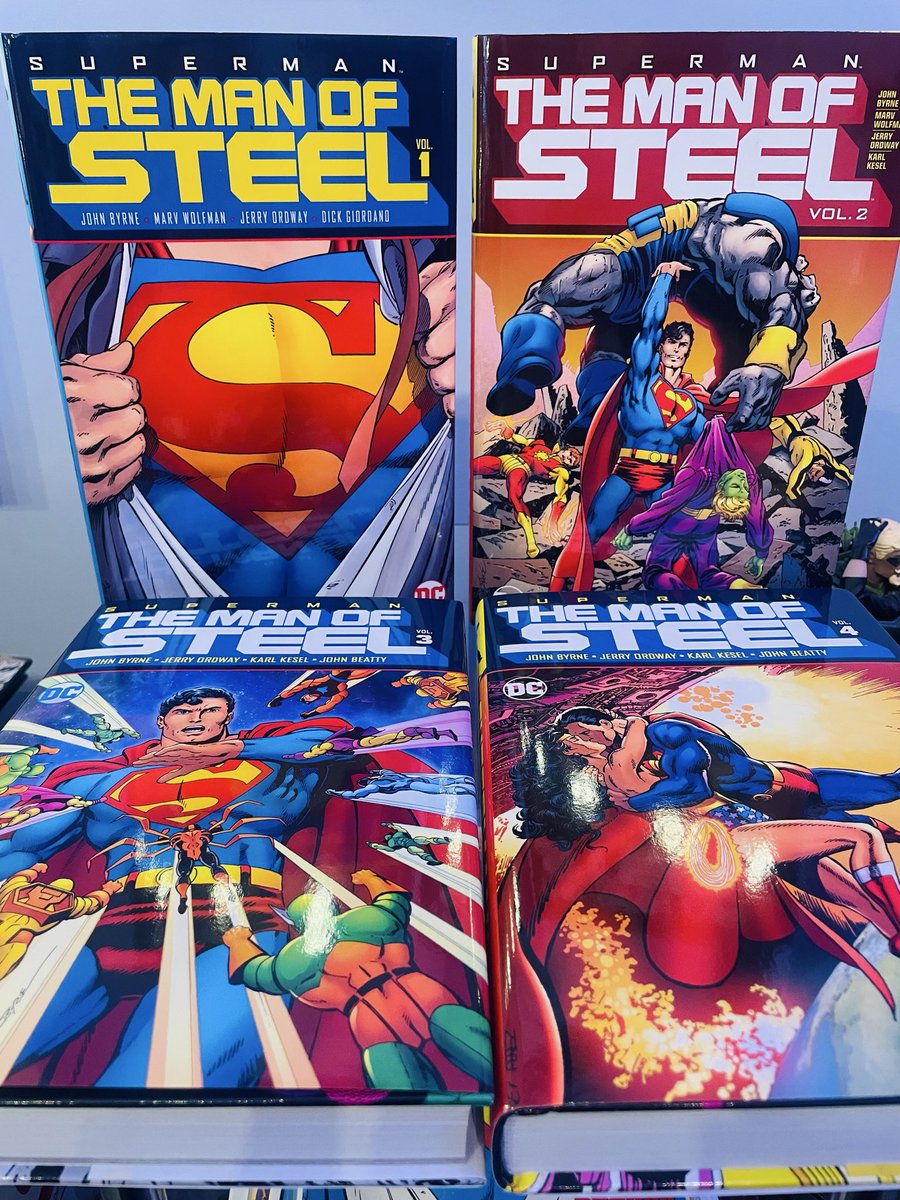 diggingforkrpod's tweet image. Everybody do their homework for our current Byrne event? Next time, we’ll be tackling the oft-overlooked “World of” miniseries trilogy (Krypton/Smallville/Metropolis), followed by TWO more episodes on Byrne’s tenure on the main titles (Superman/Action/Adventures)!