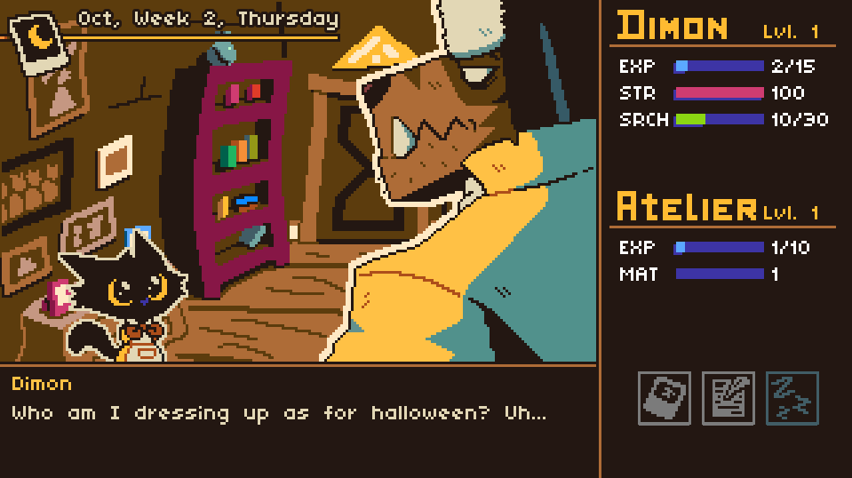 Olga is excited for Halloween! #dimonWitch