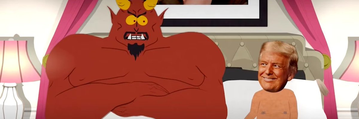 Hey Droopy!  <a href="/realDonaldTrump/">Donald J. Trump</a> You look like you're dying!  The devil awaits. 👹