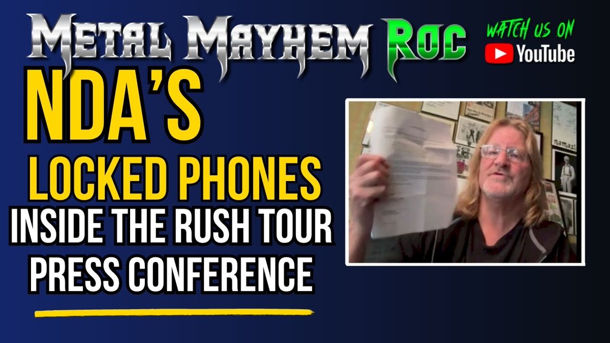 🎸 Exclusive from Metal Mayhem ROC!
Not heard anywhere else in the rock world — an insider who was inside Rush’s secret Rock Hall press event shares everything!
🎥 youtube.com/@MetalMayhemROC