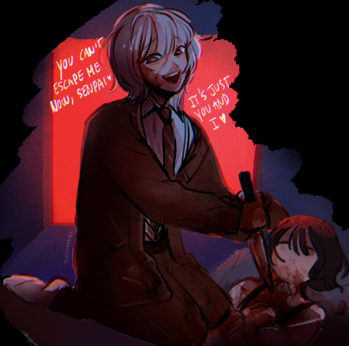 tosteurmori's tweet photo. Desperation (better version) #SaihateStation  #さいはて駅 #さいはて駅FA https://t.co/vEa5yUZk5y