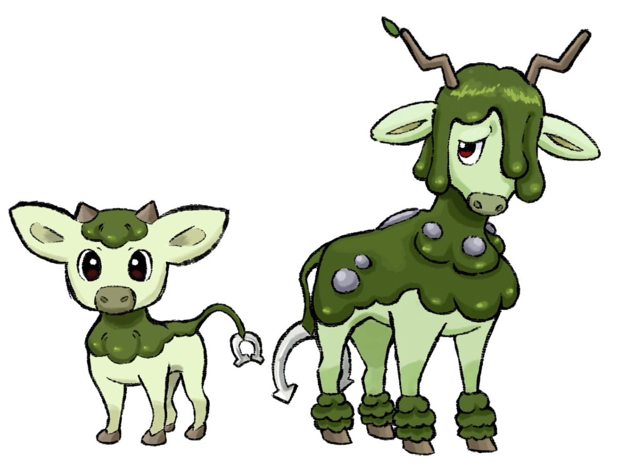 I drew its second evolution! (Still figuring out a name…)

#Pokemon #Fakemon #Pokemonoc